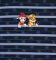 Preview: Jersey Panel Paw Patrol mit Sky, Rubble, Marshall und Chase (Lizenz)